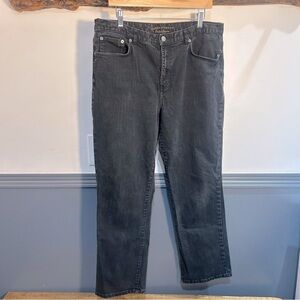 Dark/ Black Wash Ralph Lauren Straight Leg Jeans Size 16